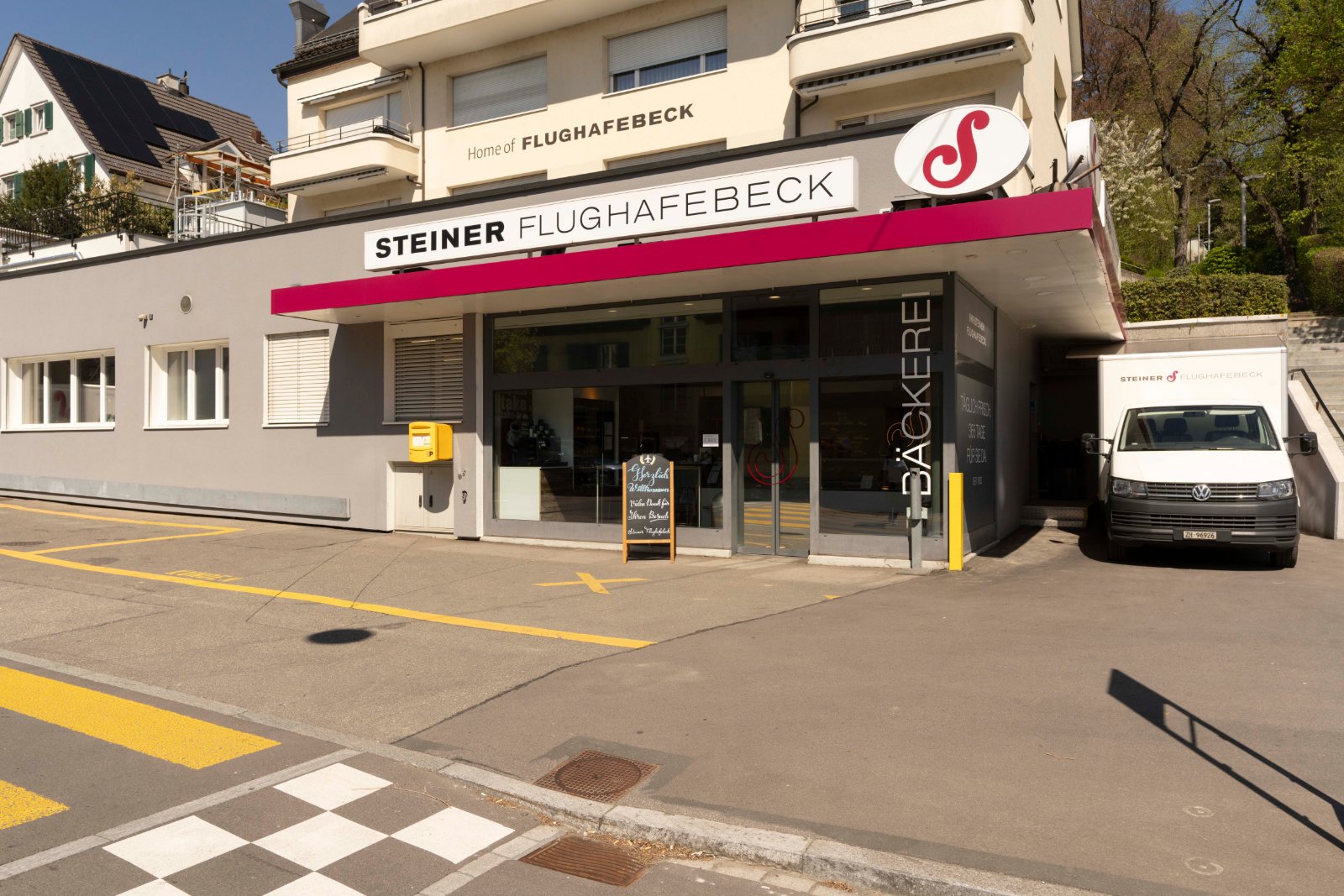 Hauptsitz und Filiale Steiner Flughafebeck in Z&uuml;rich-Wipkingen